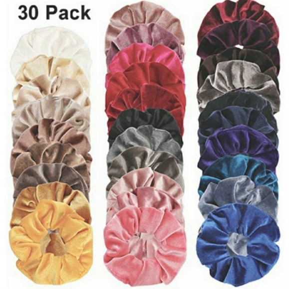 Accessories - 30 VSCO High Quality Velvet Scrunchies